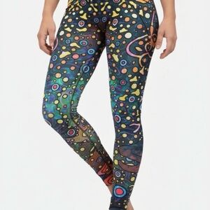 Colorful Abstract Patterned Leggings
